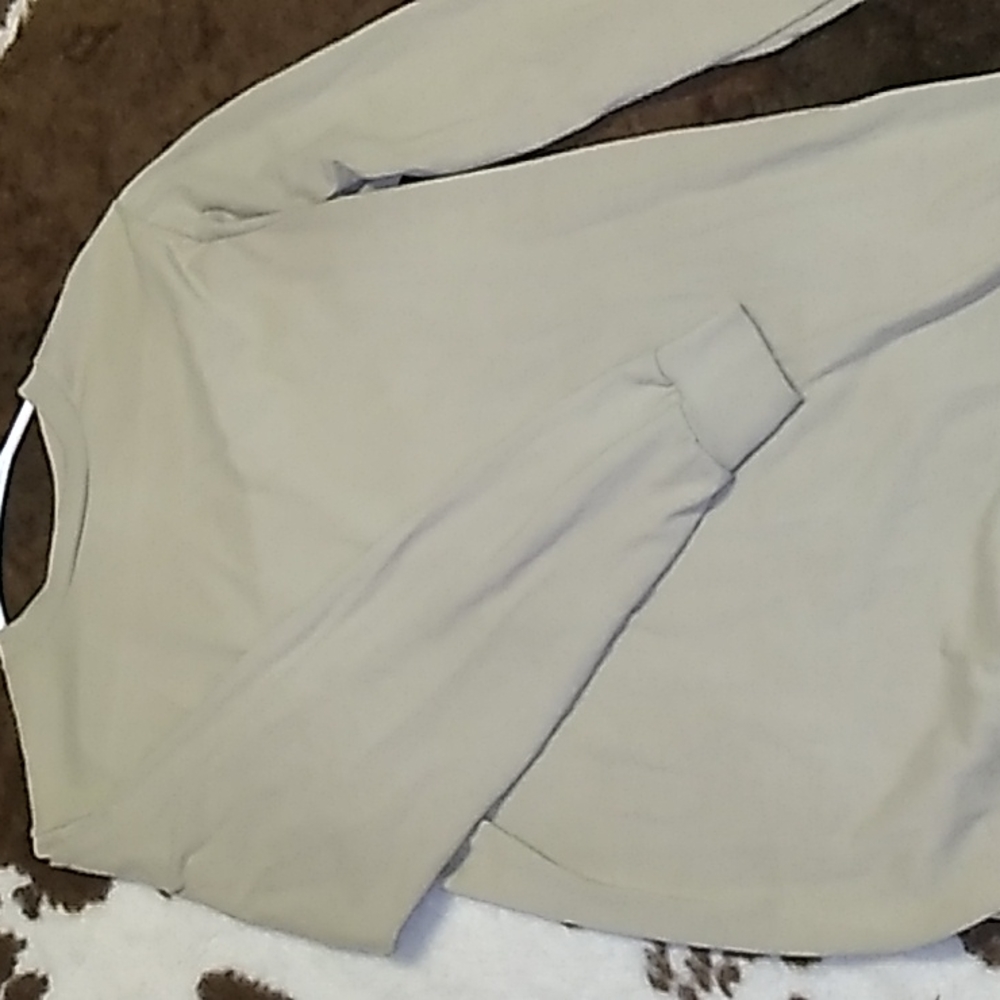 Women's Air Force long sleeve shirt in Tan Small US Military 100% polyester